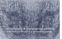 architecture and urban planning portfolio